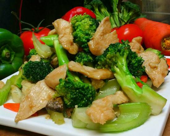 Chicken with Mixed Vegetable 什菜鸡肉